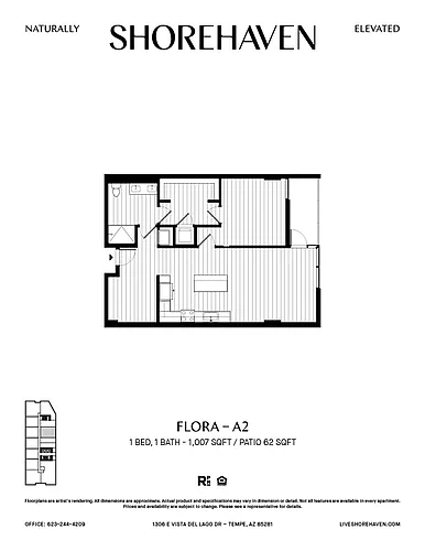 Floor plan Flora - A2
