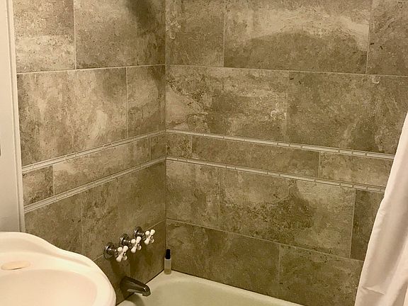 Deck level bath, new.