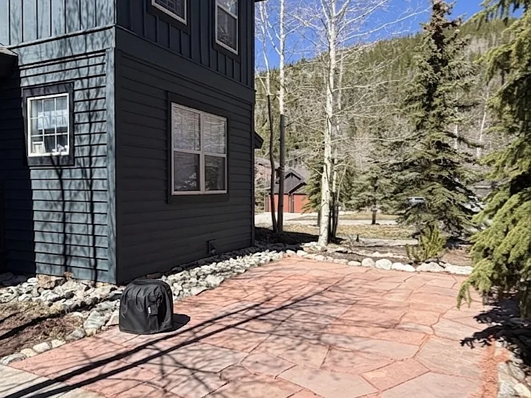large outdoor patio