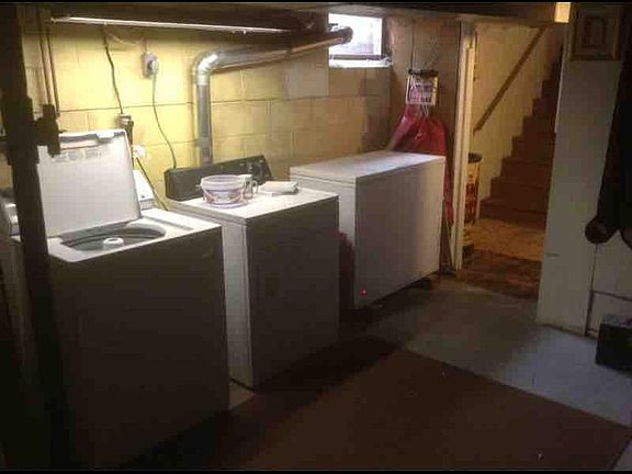 Basement laundry