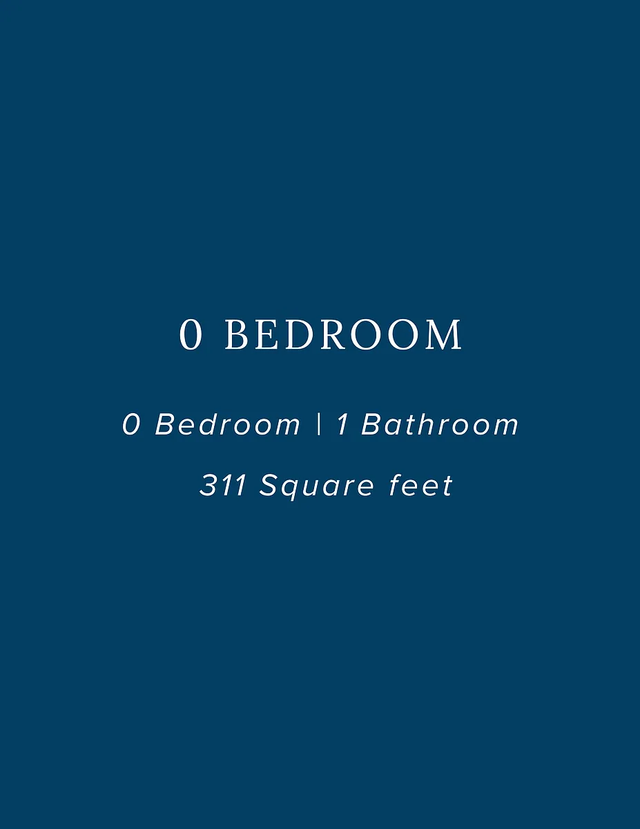 Floor plan 0 Bedroom 1 Bathroom