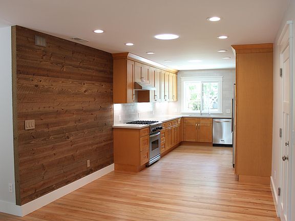 View of kitchen from living room