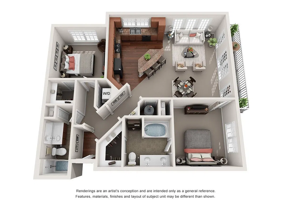 Floor plan B2 - Hudson