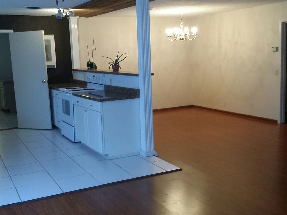 kitchen and dining area