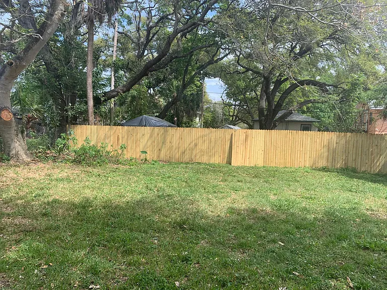 Fenced Back Yard
