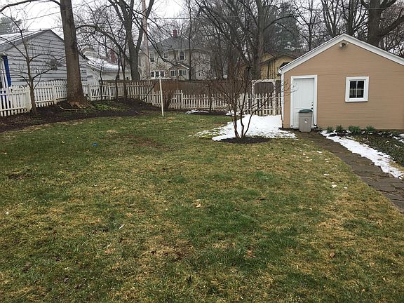 Large, fenced backyard with one-car garage. Plenty of street parking also available.