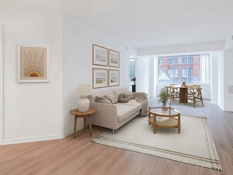 Living Room with Hard Surface Flooring