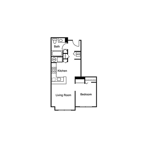 Floor plan Studio H