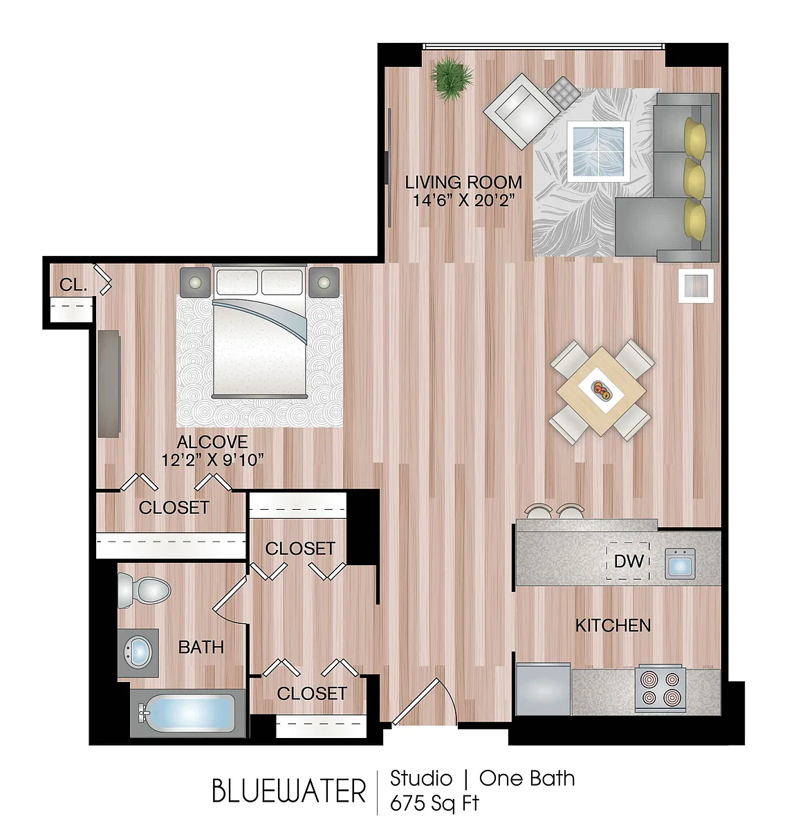 Floor plan Bluewater