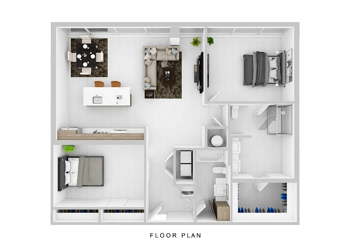 Floor plan D2A