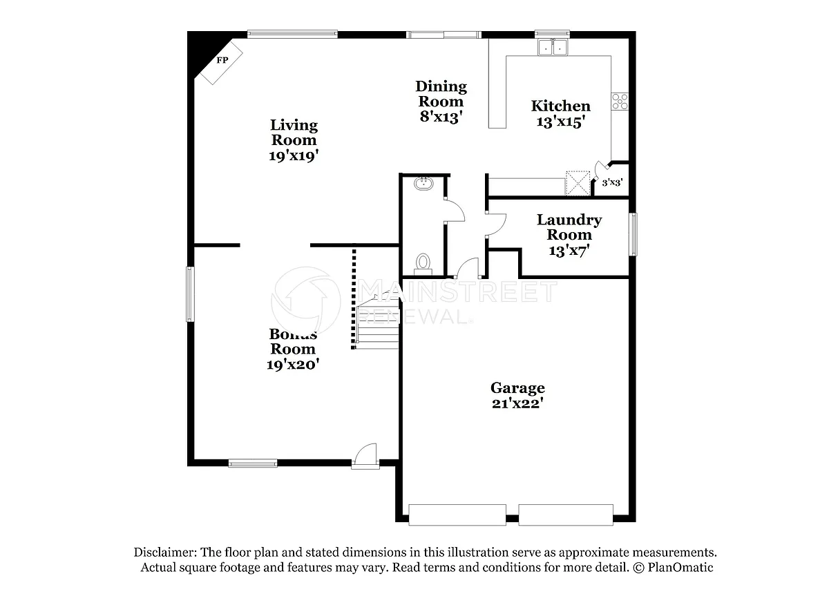 Floor Plan - 1120 Springcreek Dr