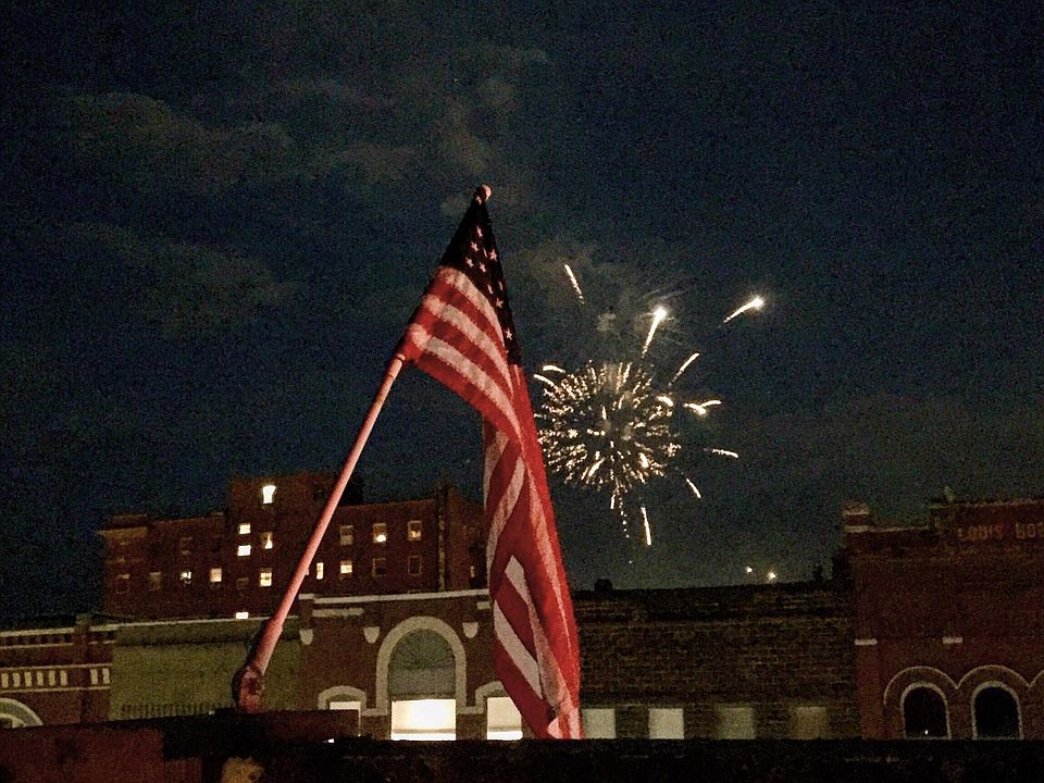 Loft rooftop access for parades and Denison fireworks viewin