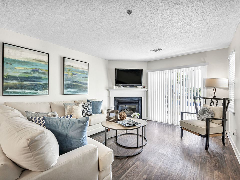 Living Room with Private Patio