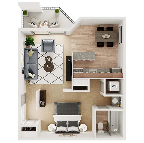 Floor plan Studio