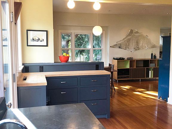 Looking from Kitchen toward dining/living room.
