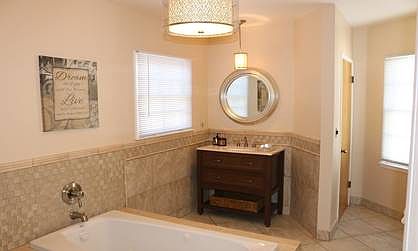 Master Bath with Jetted Tub 