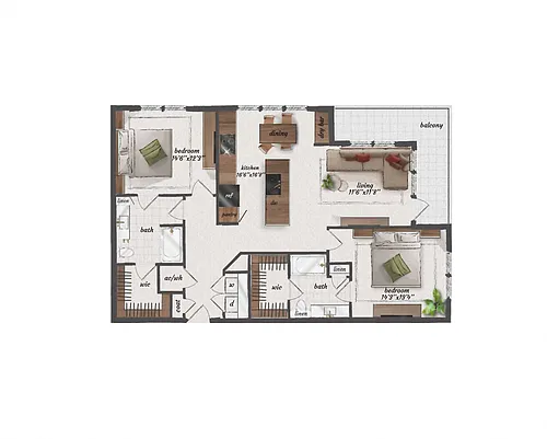 Floor plan B7