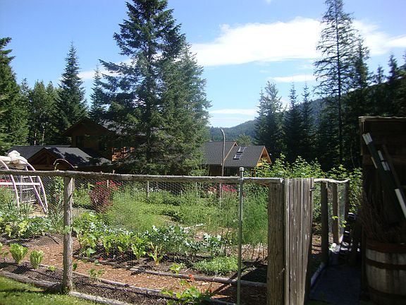 fenced garden