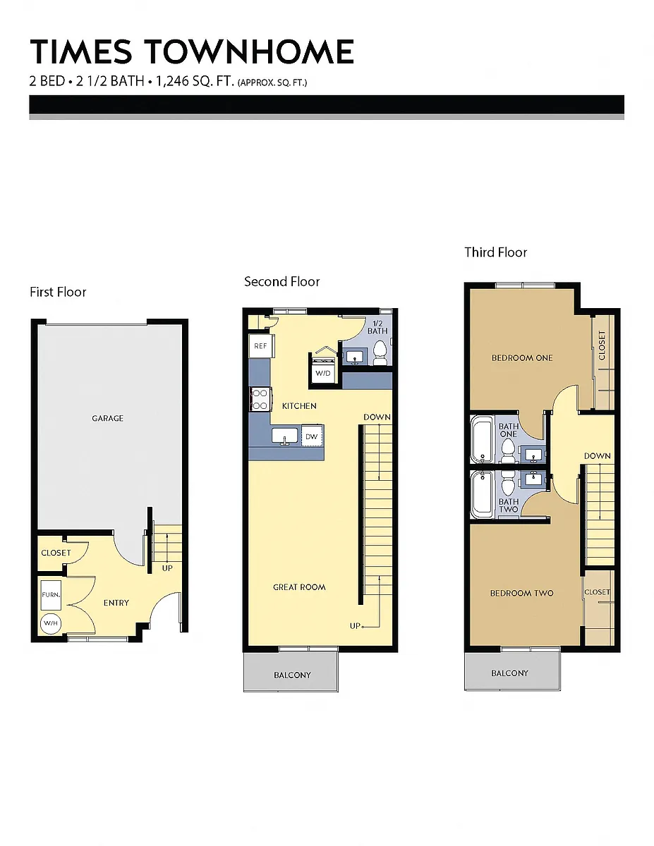 Floor plan 2X2.5 Times