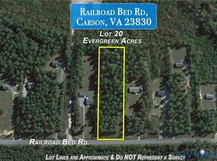 LOT 20 Railroad Bed Rd, Carson, VA 23830