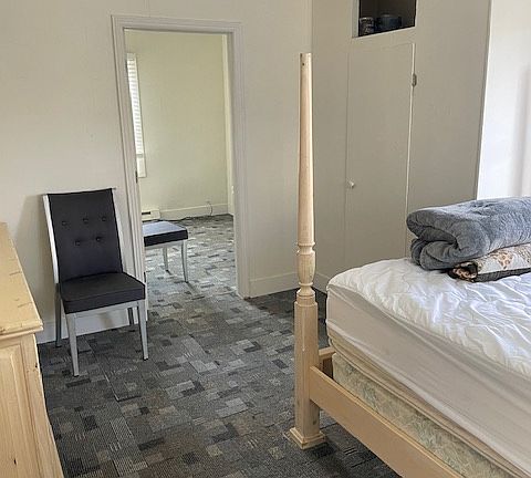 Bedroom 1 leading to office space or bedroom 2.