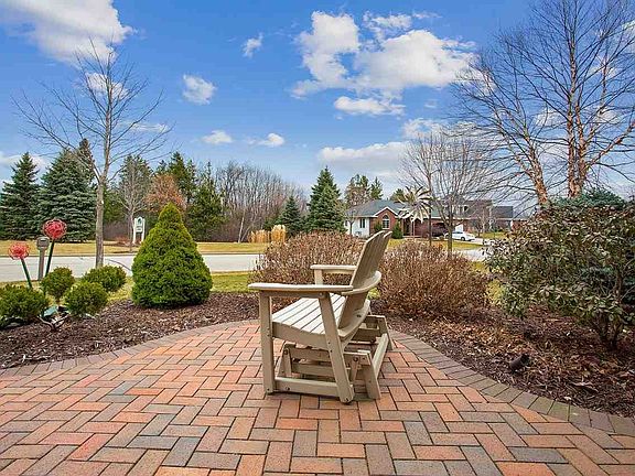 Front brick patio