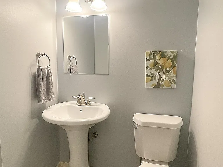 (Bathroom B) Downstairs - Half Bath