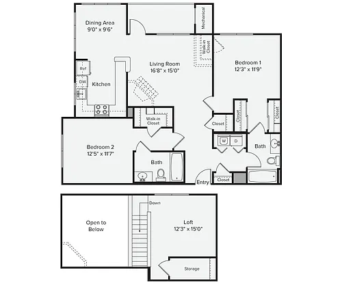 Floor plan BF3L