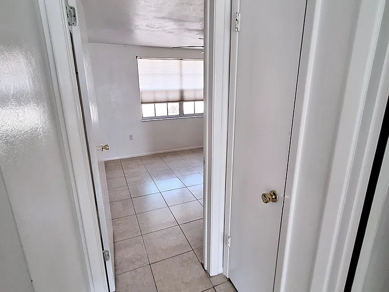 Bedroom entrances; second hall closet.