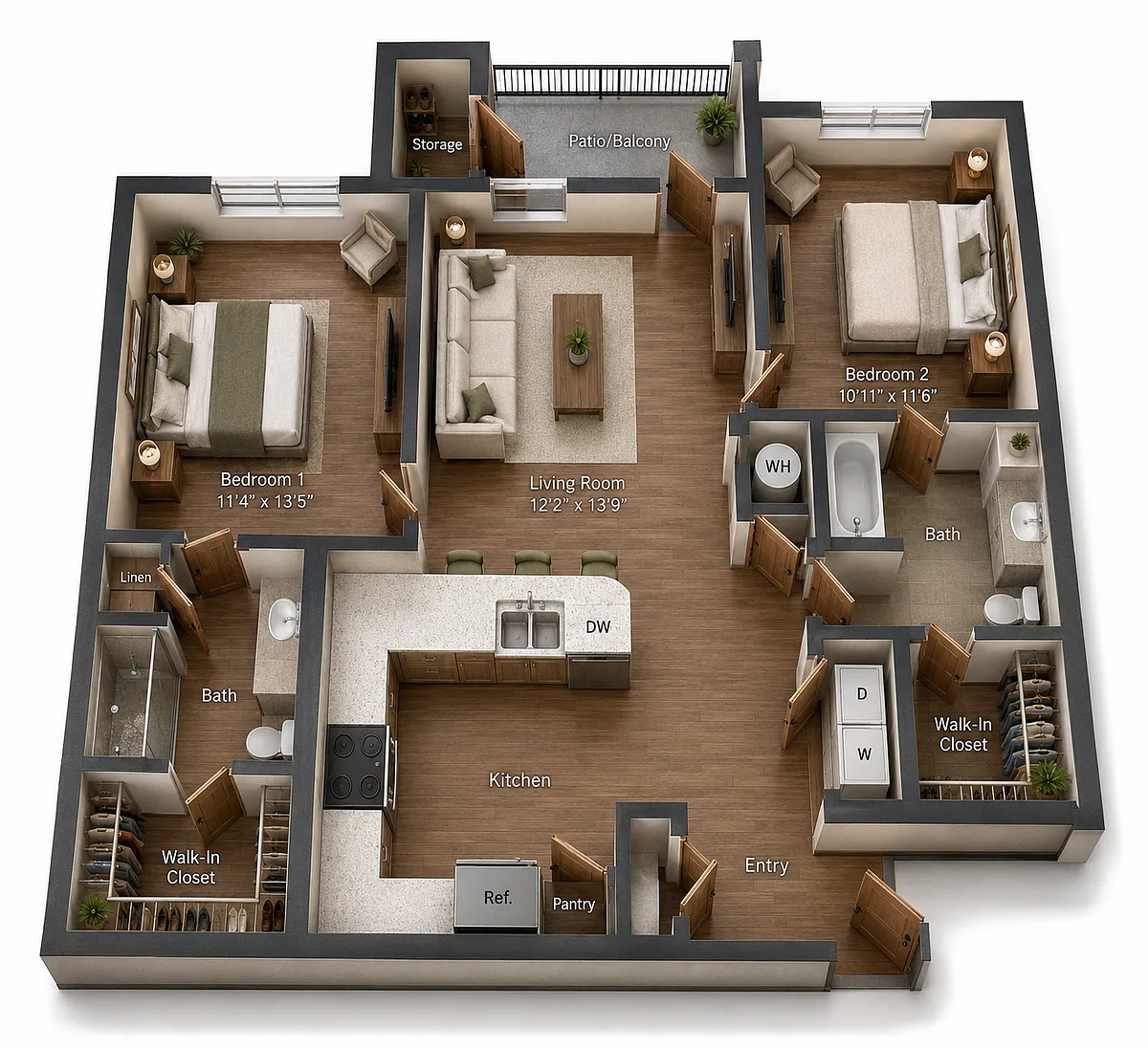 Floor plan B2