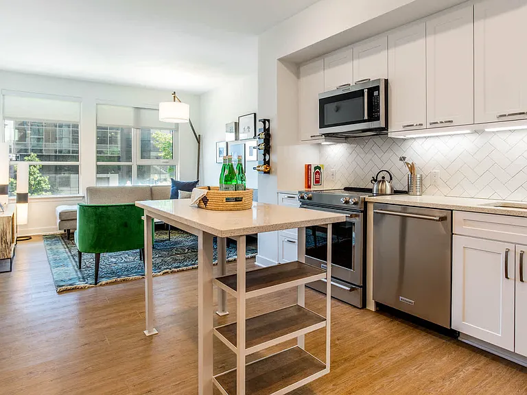 Kitchen and Living Room