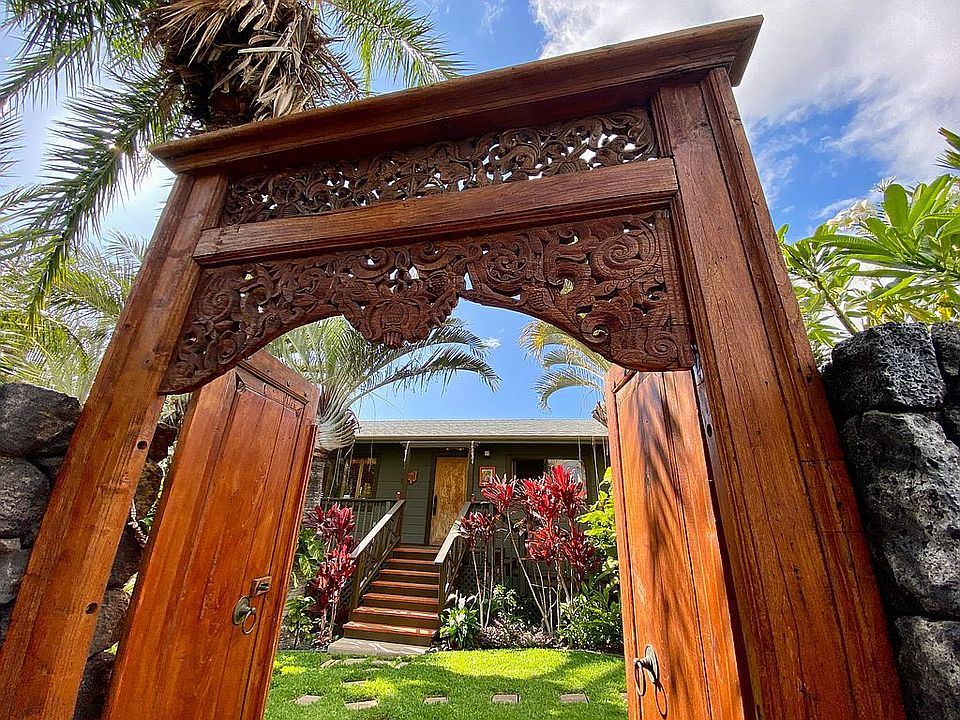 Grand teak entrance gate