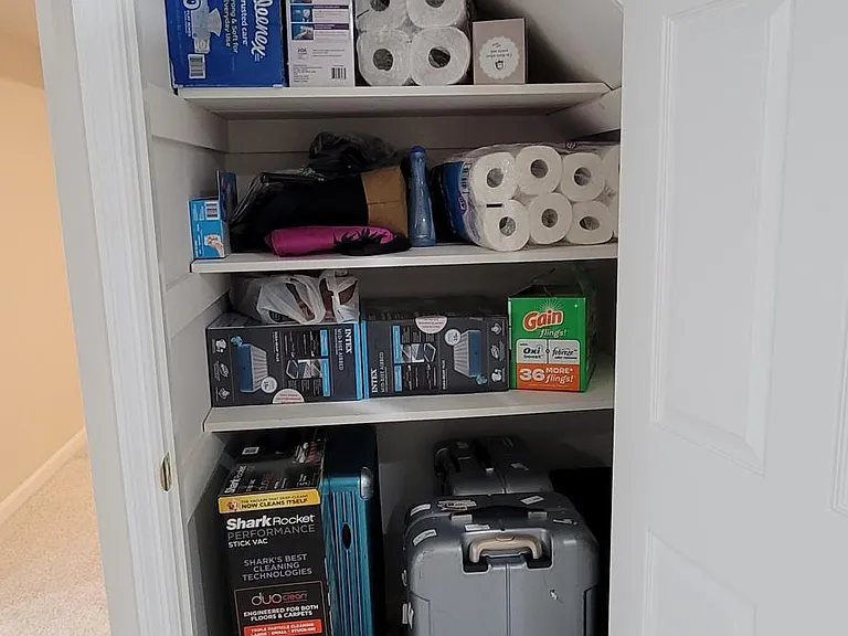 Basement closet