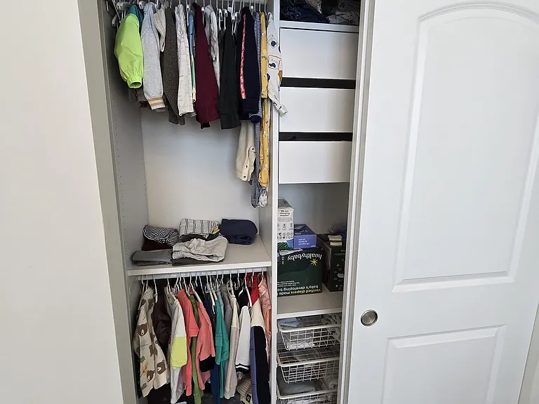 Kids Closet Installed