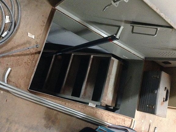 Storm shelter in garage