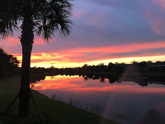 Sunrise over the lake
