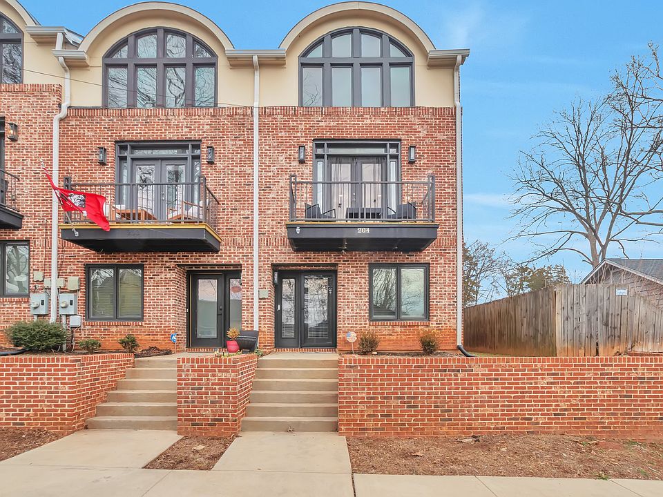Exterior of end-unit townhome