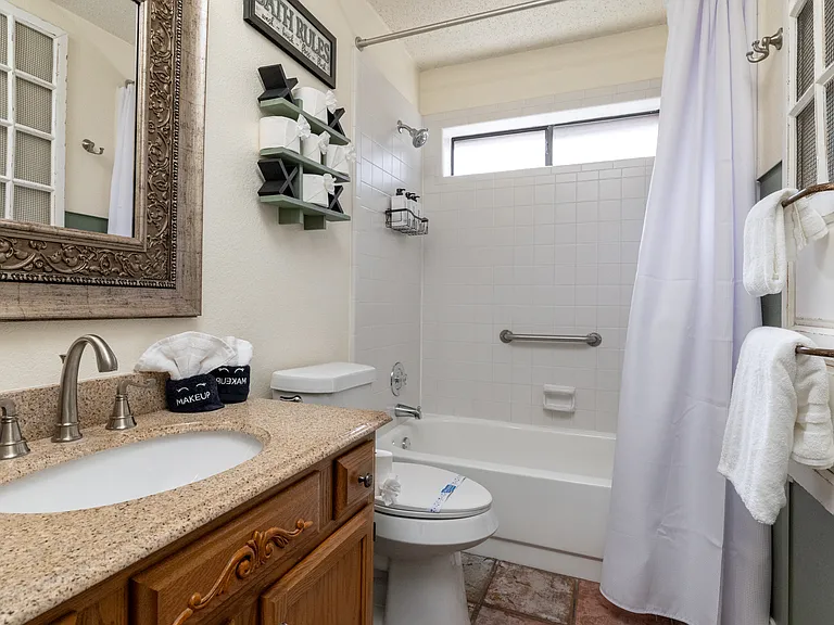 Bathroom #2 shared with Bedrooms #2 & #3