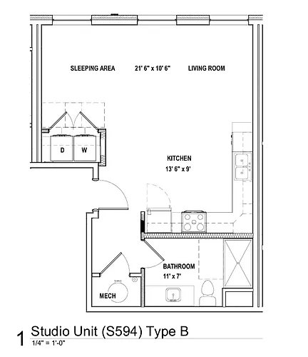 Floor plan 516 S594