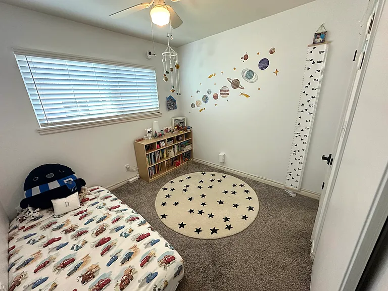 Bedroom - photo taken from in front of closet