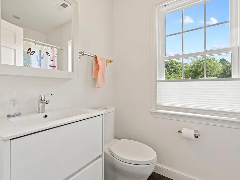 Upstairs hall bathroom