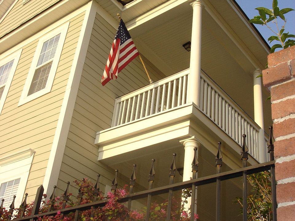 Looking up from Town Square