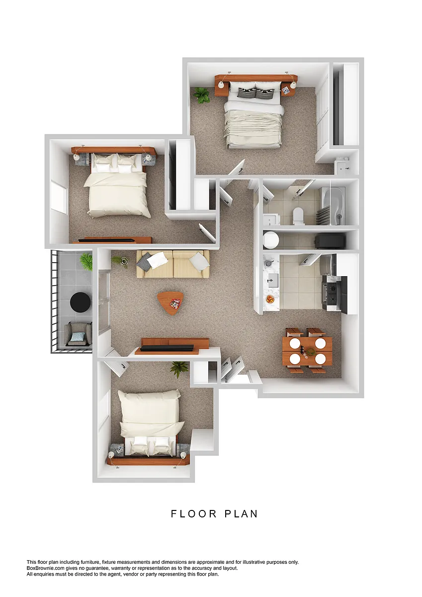 Floor plan WAIT3BR