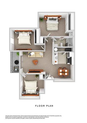 Floor plan WAIT3BR