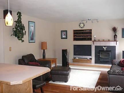 Family room : new wood stove insert