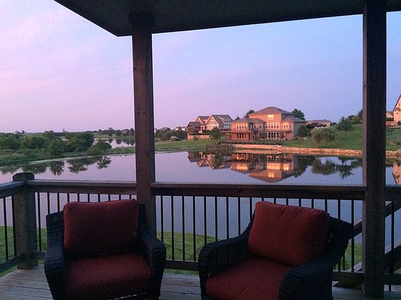 View from covered deck