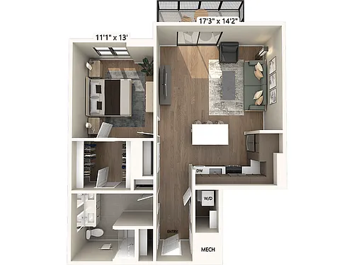 Floor plan A09A-Scheme3