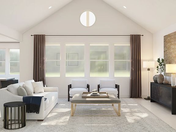 Great room with vaulted condition ceiling