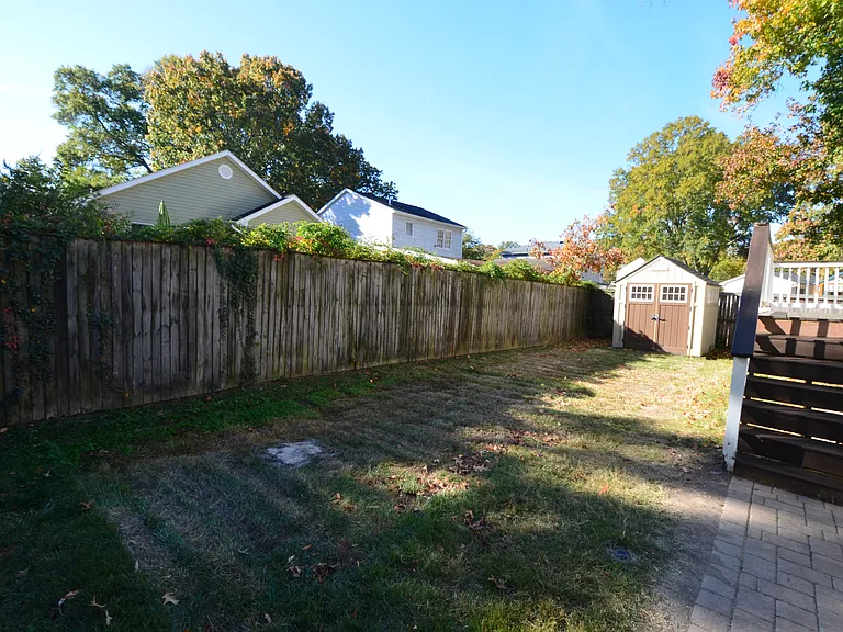 Rear yard