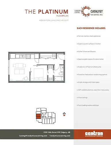 Floor plan The Platinum